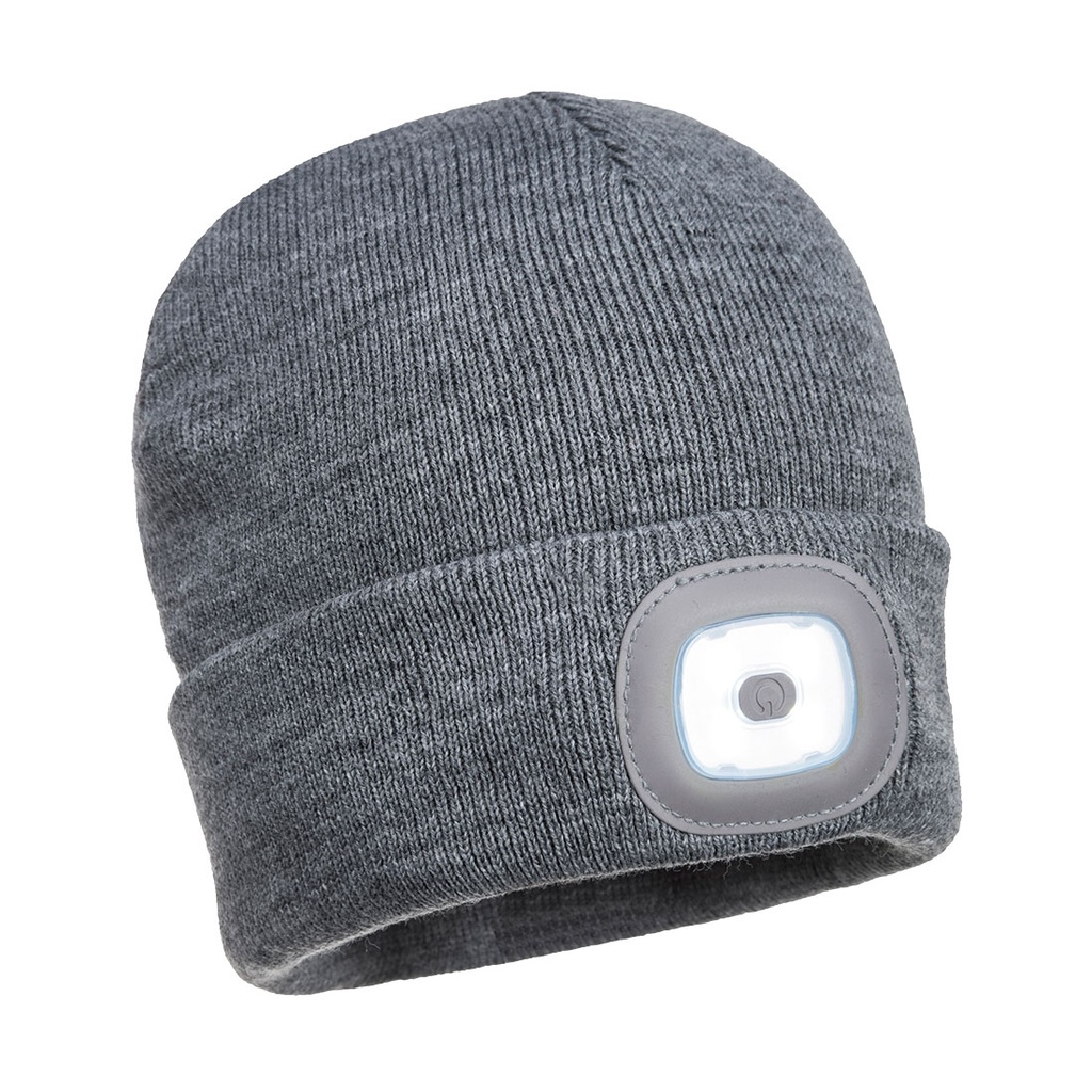 B029 - Lampe frontale LED rechargeable USB Beanie